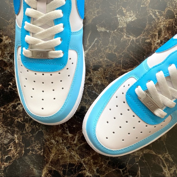 Nike Air Force 1s Custom Baby Blue - Picture 10 of 10